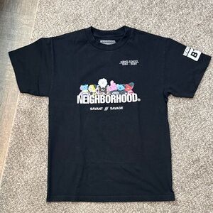 Neighborhood Black Graphic Kids Tee